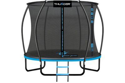 Батут THUNDER INSIDE ULTRA з внутрішньою сіткою 6 футів 185 см чорно-блакитний INSIDE-ULTRA-6FT-BLUE INSIDE-ULTRA-6FT-BLUE фото