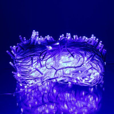 Гірлянда Різдвяна фея вулична 50 м 500 LED білий провід Синій CF500L50MWBL Garlando CF500L50MWBL CF500L50MWBL фото
