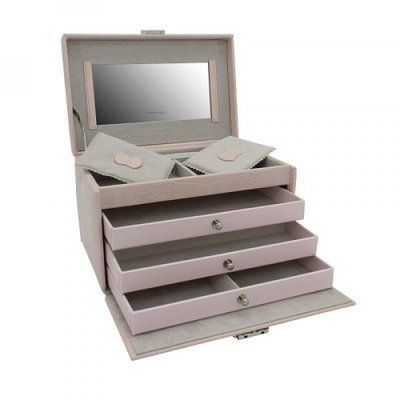 Скринька для коштовностей Friedrich Lederwaren Jolie 2.0 Pink крокодил 20135-4 20135-4 фото
