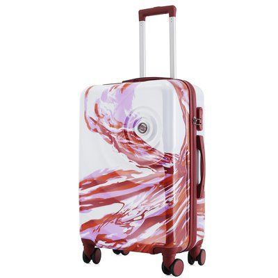 Валіза Semi Line 24" (M) White/Red Print (T5654-2) DAS302889 фото