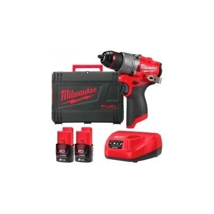 Дриль-шурупокрут акумуляторний безщітковий MILWAUKEE M12 FDD2-202X (37Нм) (ЗУ+2акк.Х2А&middot;год+HDкейс) 4933479873 фото