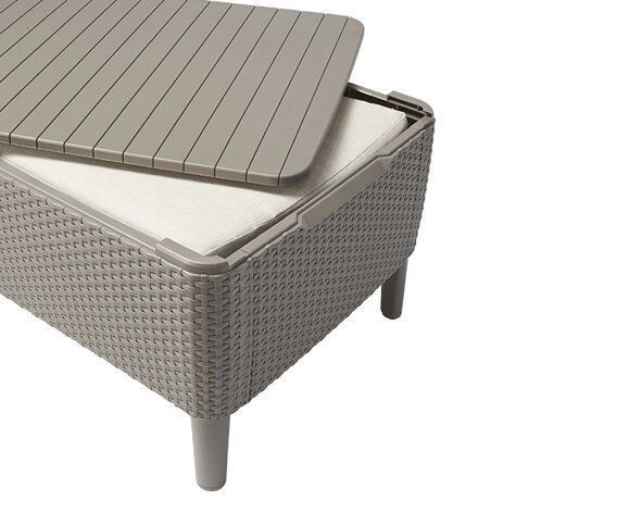 Комплект садових меблів Keter Salemo 3 seater set, бежевий 8711245155425 фото