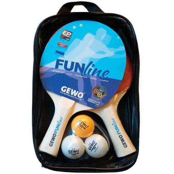Набір для настільного тенісу Gewo Double-Fun + сітка Flexx (103360000) 931293 фото