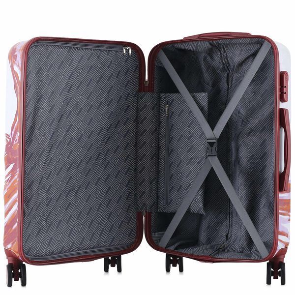 Валіза Semi Line 24" (M) White/Red Print (T5654-2) DAS302889 фото