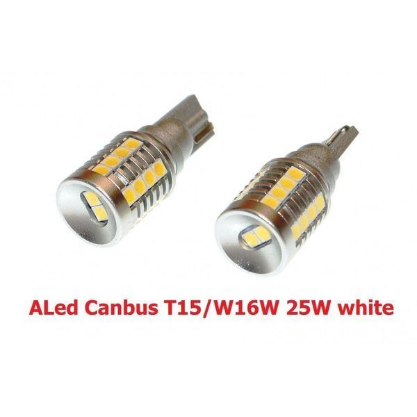 Лампа заднього ходу LED ALed Canbus T15 (W16W) 14W White (2шт.) 28446-car фото