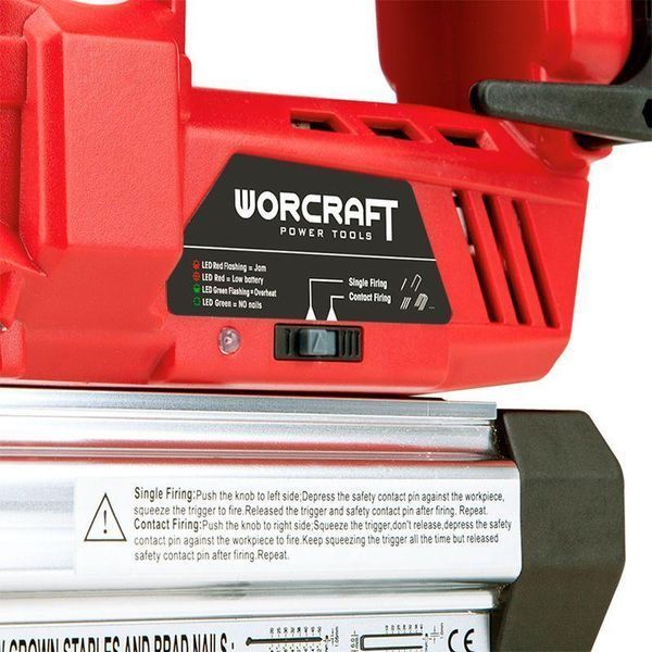 Акумуляторний цвяхозабивач комбінований WORCRAFT CNS‑S20LiH 13221W фото