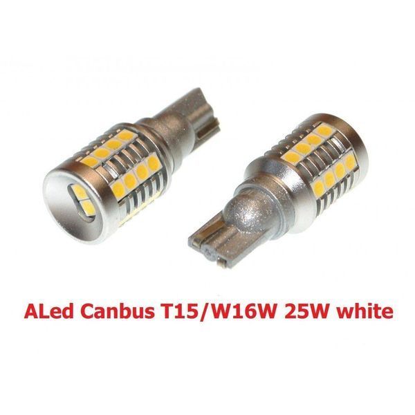 Лампа заднього ходу LED ALed Canbus T15 (W16W) 14W White (2шт.) 28446-car фото