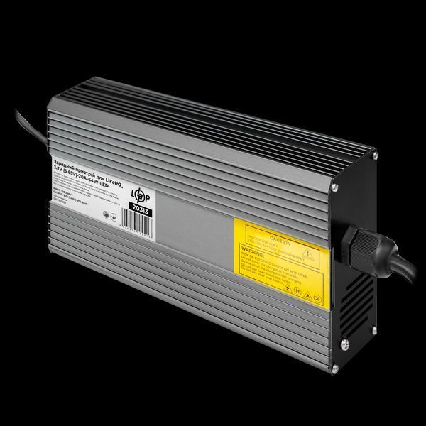 Зарядний пристрій для акумуляторів LiFePO4 3.2V (3.65V)-20A-64W-LED 20313(log) фото