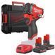 Гайковерт акумуляторний безщітковий 1/2'' MILWAUKEE, M12 FCIWF12G3-502X, 746Нм, з кільцем (зарядний пристрій С12 С, 2 акумулятор 4933493455 фото 2