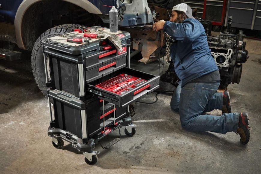 Набір ящиків для інструментів PACKOUT MILWAUKEE, набір №4 арт. 4932472128, 4932472129, 4932472130, 4932471068 4932492892 фото