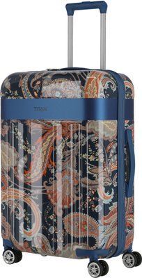 Валіза на 4 колесах Titan Spotlight Flash Paisley Blue M 69 л (Ti831405-20) Ti831405-20 фото