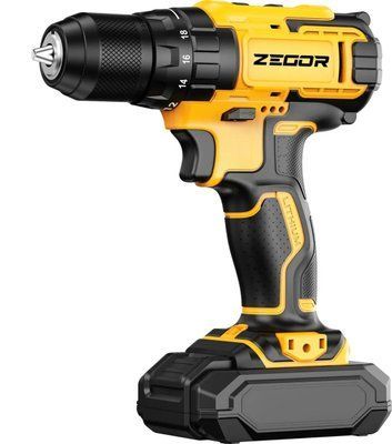 Акумуляторний шуруповерт 21V Zegor CDP-21, 2 акумулятори 2000 мАг 3889 3889 фото