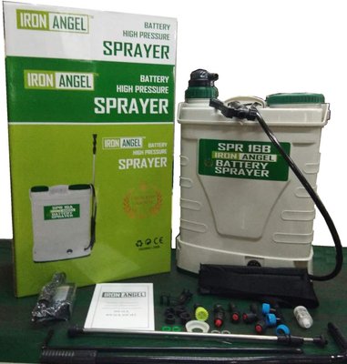 Аккумуляторний оприскиватель Iron Angel SPR 16B функция 2 в 1: электрическая помпа + ручной насос 2001124 фото