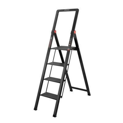 Драбина алюмінієва Black Slim STORM INTERTOOL LT-5004 LT-5004 фото