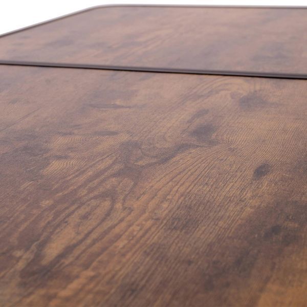 Стіл Bo-Camp Decatur 90x60 cm Black/Wood look (1404200) DAS301467 фото