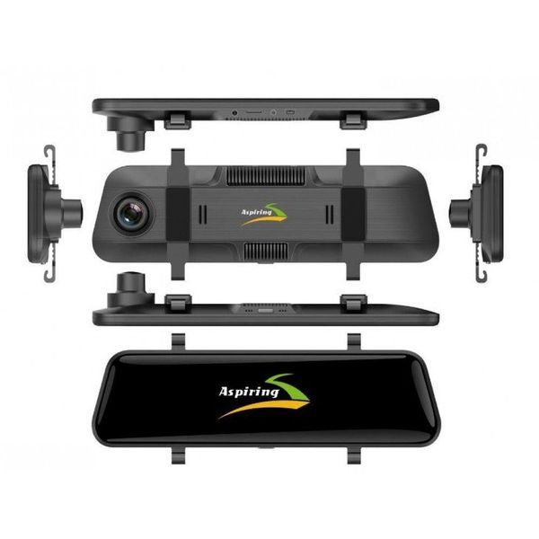 Дзеркало-накладка заднього виду з 4K реєстратором Aspiring MAXI 4 SpeedCam 33019-car фото