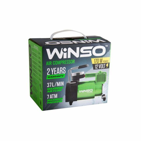 Компрессор автомобільний WINSO 122000 7 АТМ 37 Л/ХВ 170 ВТ 122000(L) фото