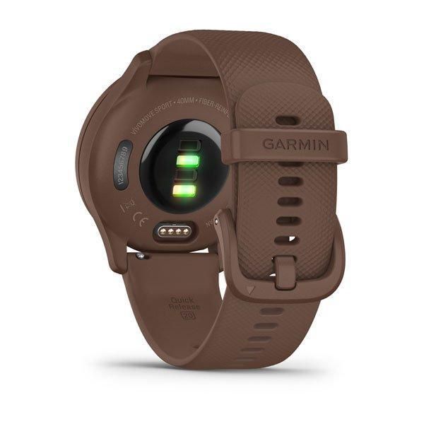 Фітнес годинник Garmin vivomove Sport Cocoa із силіконовим ремінцем 010-02566-02 010-02566-02 фото