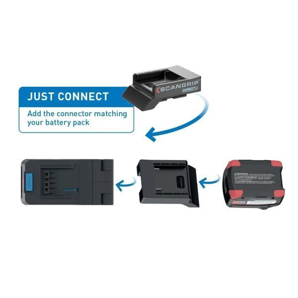 Прожектор переносний 2500 lumen DUO CONNECT SCANGRIP 03.6111C 03.6111C фото