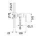 Змішувач для душу Lidz Latwa 010 (з душовим гарнітуром) (k40) LDLAT010WHI45426 White SD00051550 фото 3