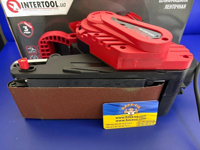 Шліфмашина стрічкова INTERTOOL WT-0530 WT-0530 фото