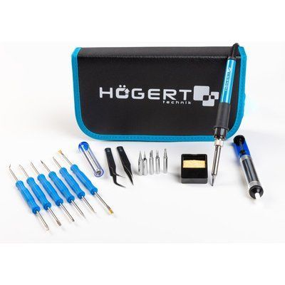 Паяльний набір HOEGERT 60 Вт (HT2C316), потужність, вт: 60 вт 5902801607752 фото
