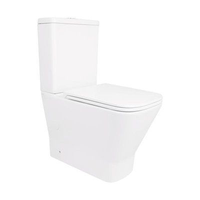 Унітаз-компакт Qtap Cardinal Ultra Quiet безободковий з сидінням Soft-close QT04222168AUQ3W SD00051950 фото