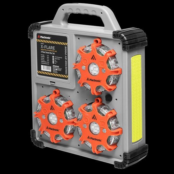 Комплект ліхтарів професійних Mactronic X-Flare (30 Lm) Red/Blue/Amber Recharg 12v/220V Magnetic (PSD0112) DAS302492 фото