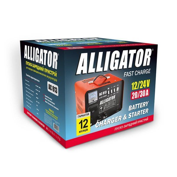 Пускозарядний пристрій АКБ Alligator 12/24V, 45А AC813 AC813(L) фото