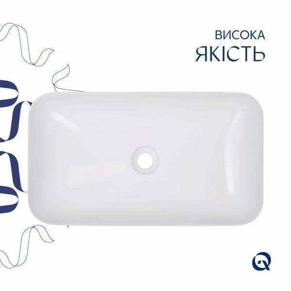 Раковина-чаша Qtap Tern 610x350x135 White QT17118140W SD00052922 фото