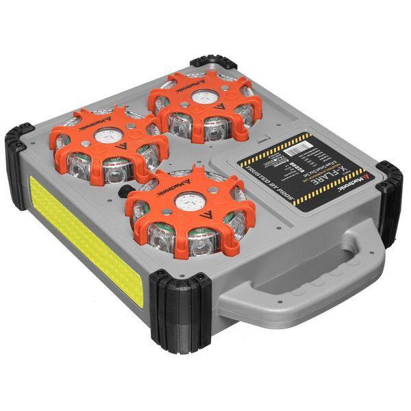 Комплект ліхтарів професійних Mactronic X-Flare (30 Lm) Red/Blue/Amber Recharg 12v/220V Magnetic (PSD0112) DAS302492 фото