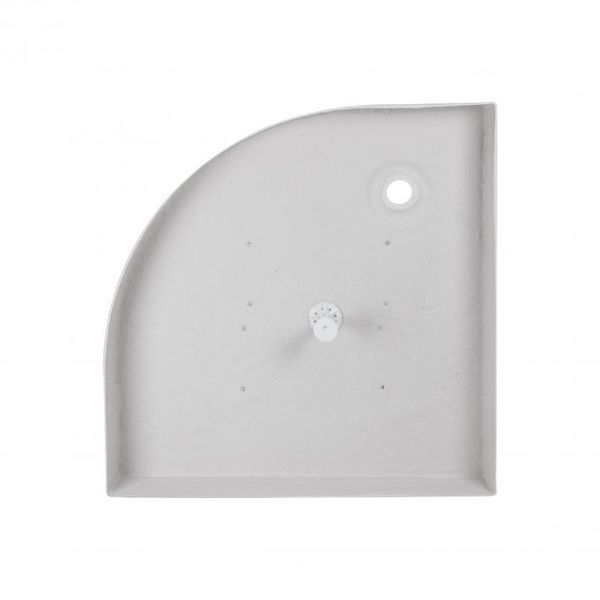 Набір Lidz душова кабіна Latwa SC80x80.SAT.LOW.GR, скло тоноване 4 мм + піддон Kupala SD00048658 фото