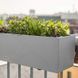 Вазон Lechuza Balconera Stone 80, кварцовий білий 15667 фото 4
