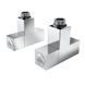 Кран кутовий Laris 1/2" - 1/2" Кватро 2шт. (LX-855) 71401053 71401053 фото 1