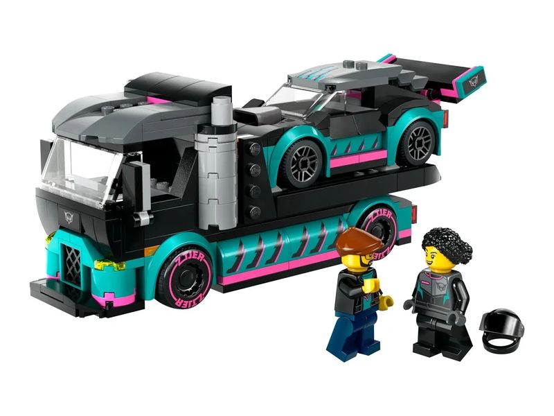 Конструктор LEGO City Автомобіль для перегонів і автовозу 60406 60406L фото