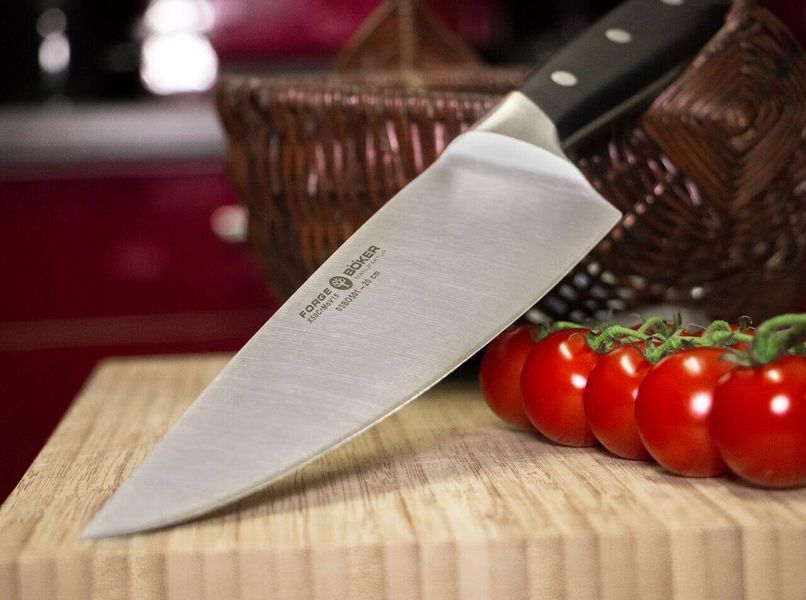 Шефський кований кухонний ніж Boker Forge Chefmesser 03BO501 фото