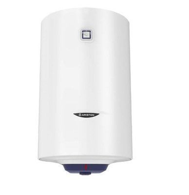 Водонагрівач електр. Ariston круглий BLU1 R 80 V 1,8K PL EU, 80л, 1,8кВт, мех. кер-ння, С, Італія, білий 3201943 фото