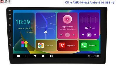 Мультимедійний центр Qline AMR-1046v2 Android 11 4/64 10' з круговим оглядом 35033-car фото