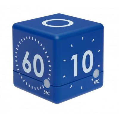 Кухонний таймер-куб чаю CUBE-TIMER синій 10-20-30-60 секунд (38203606) 38203606 фото
