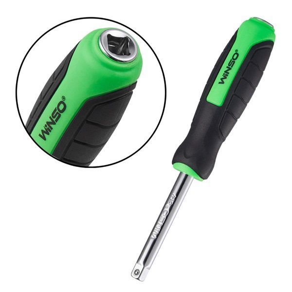Професійний набір інструментів в кейсі Winso Pro 1/2", 1/4" 72 T, CR-V, 82од. 924082 924082(L) фото