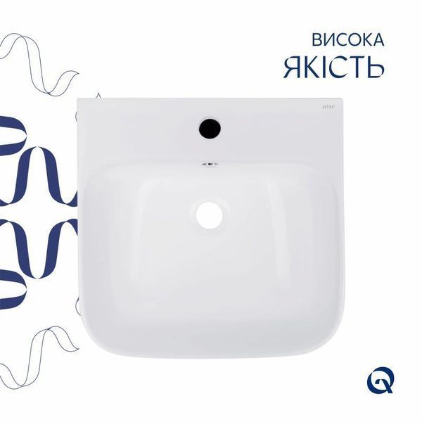 Раковина для підлоги моноблок Qtap Crow 445x420x840 White QT0511G315WN SD00053087 фото