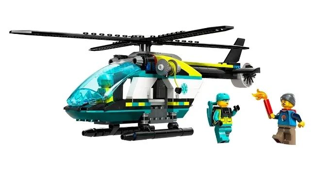 Конструктор LEGO City Вертоліт аварійно-рятувальної служби 226 деталей (60405) 60405L фото
