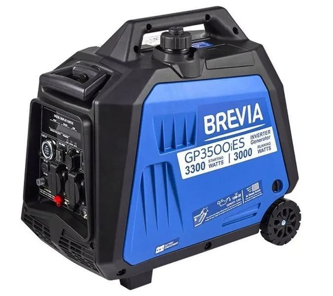 Генератор инверторный бензиновый с электростартером Brevia GP3500iES 3 кВт (ном 3.3 кВт) GP3500iES(L) фото