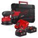 Шліфмашина ексцентрикова акумуляторна безщіткова MILWAUKEE, M18 FROS125-502X, діаметр 125мм (зарядний пристрій М12-18 FC. 2 акум 4933498254 фото 1