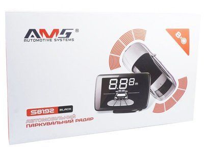 Паркувальний радар AMS S8192 Black 66072 фото