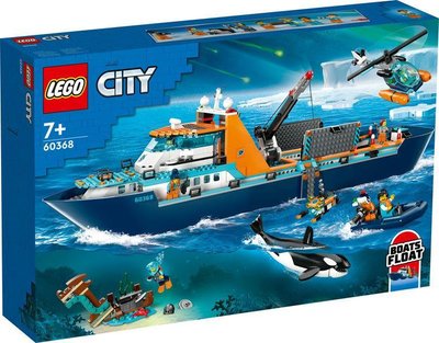Конструктор LEGO City Арктичний дослідницький корабель 60368L фото