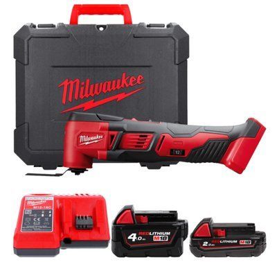 Інструмент багатофунціональний акумуляторний MILWAUKEE, M18 BMT-421C (зарядний пристрій V12-18 C, 1 акумулятор М18 В2 2Аг, 1 аку 4933446210 фото