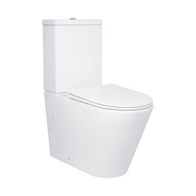 Унітаз підлоговий Qtap Swan Ultra Quiet з сидінням Soft-close 640x360x835 мм QT16222182TW White SD00053263 фото