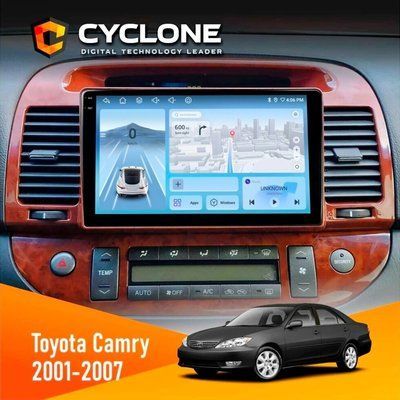 Штатна магнітола Toyota Camry 30 2001-2007 Cyclone C9-012 4x64 DSP 4G НФ-00008046 фото