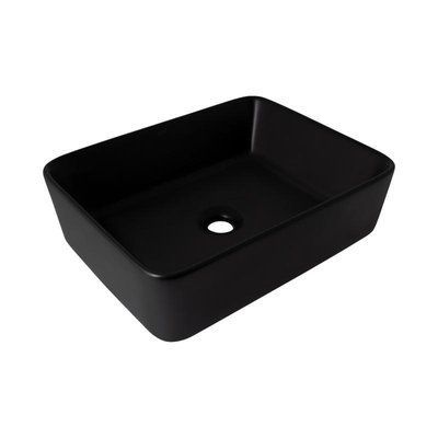 Раковина-чаша Qtap Tern 480х370х135 Matt black QT176069MB SD00052911 фото